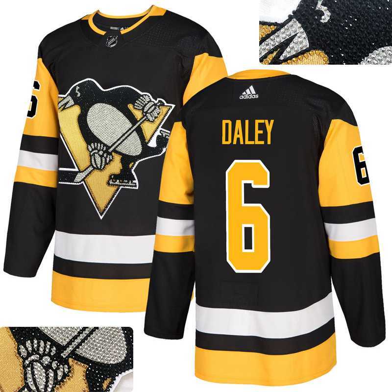 Penguins #6 Trevor Daley Black Glittery Edition Adidas Jersey,We sell and wholesale Penguins #6 Trevor Daley Black Glittery Edition Adidas Jersey on line form chian!